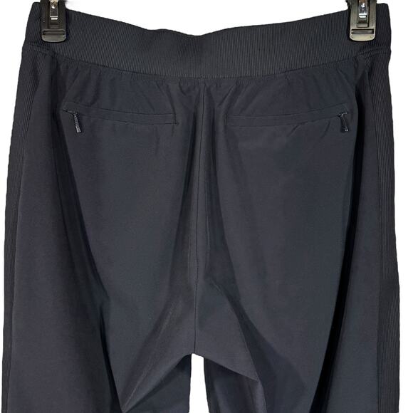 Athleta SZ 10 Brooklyn Ankle Pants Pocket Stretch Mid-Rise Lightweight Navy Blue - Picture 5 of 8